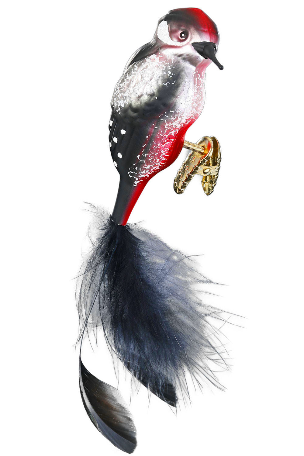 Spotted Woodpecker Ornament – 4"
