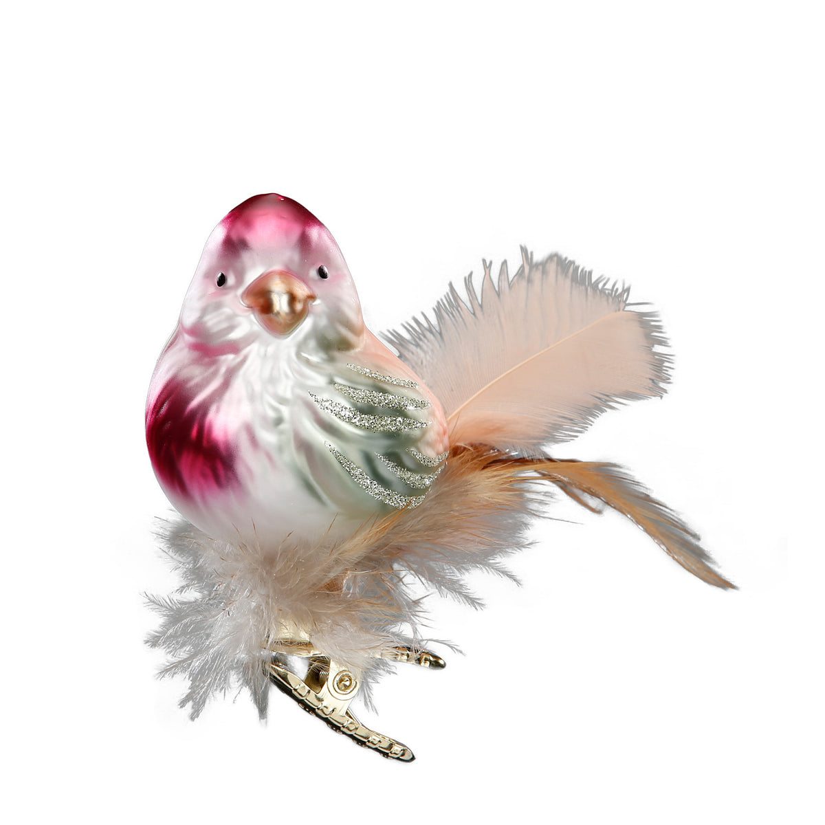 Gentle Feathers Bird Christmas Ornament