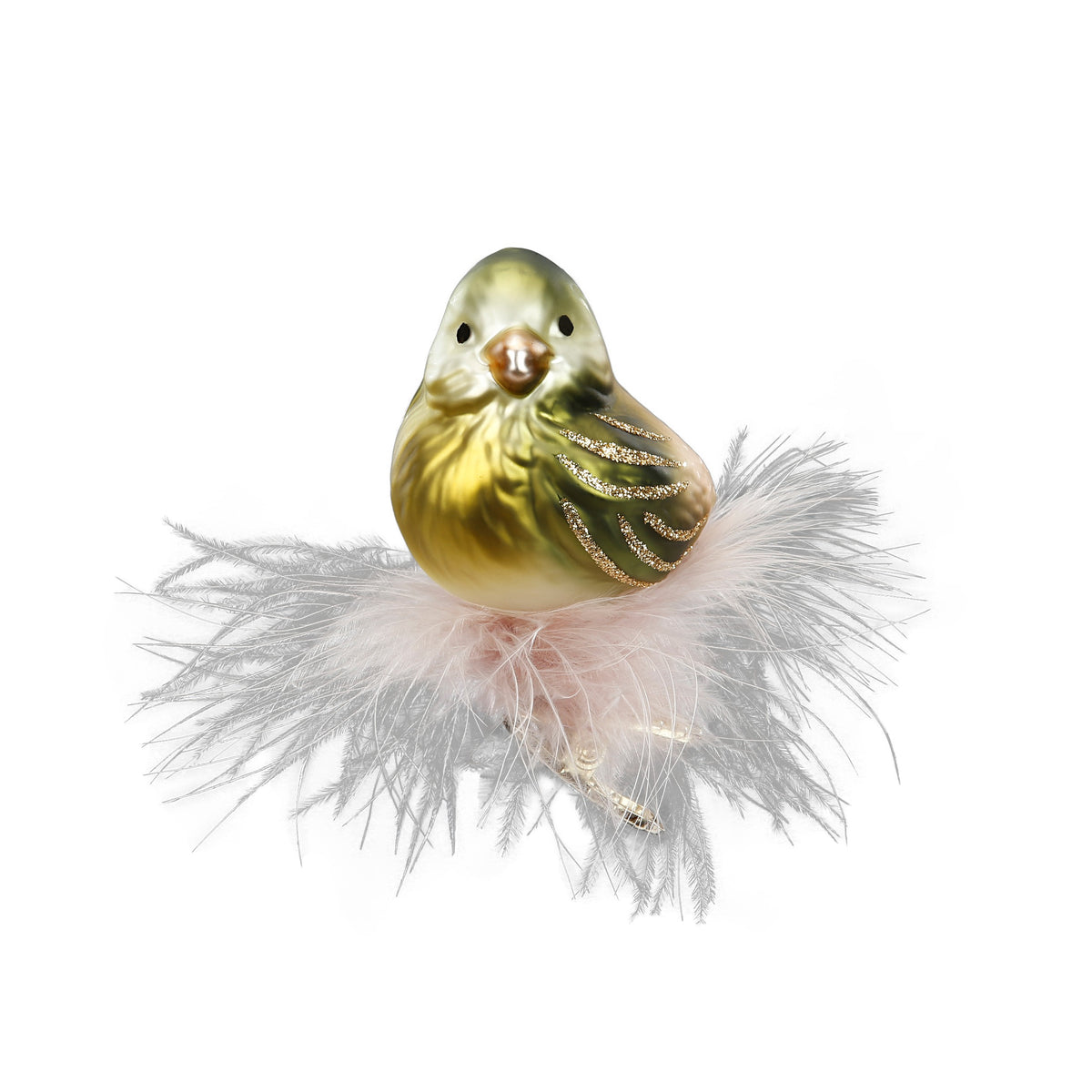 Treetop Singer Bird Christmas Ornament – 2.8"