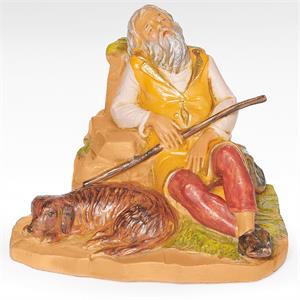 Abram – 5" Scale Fontanini Shepherd with Dog