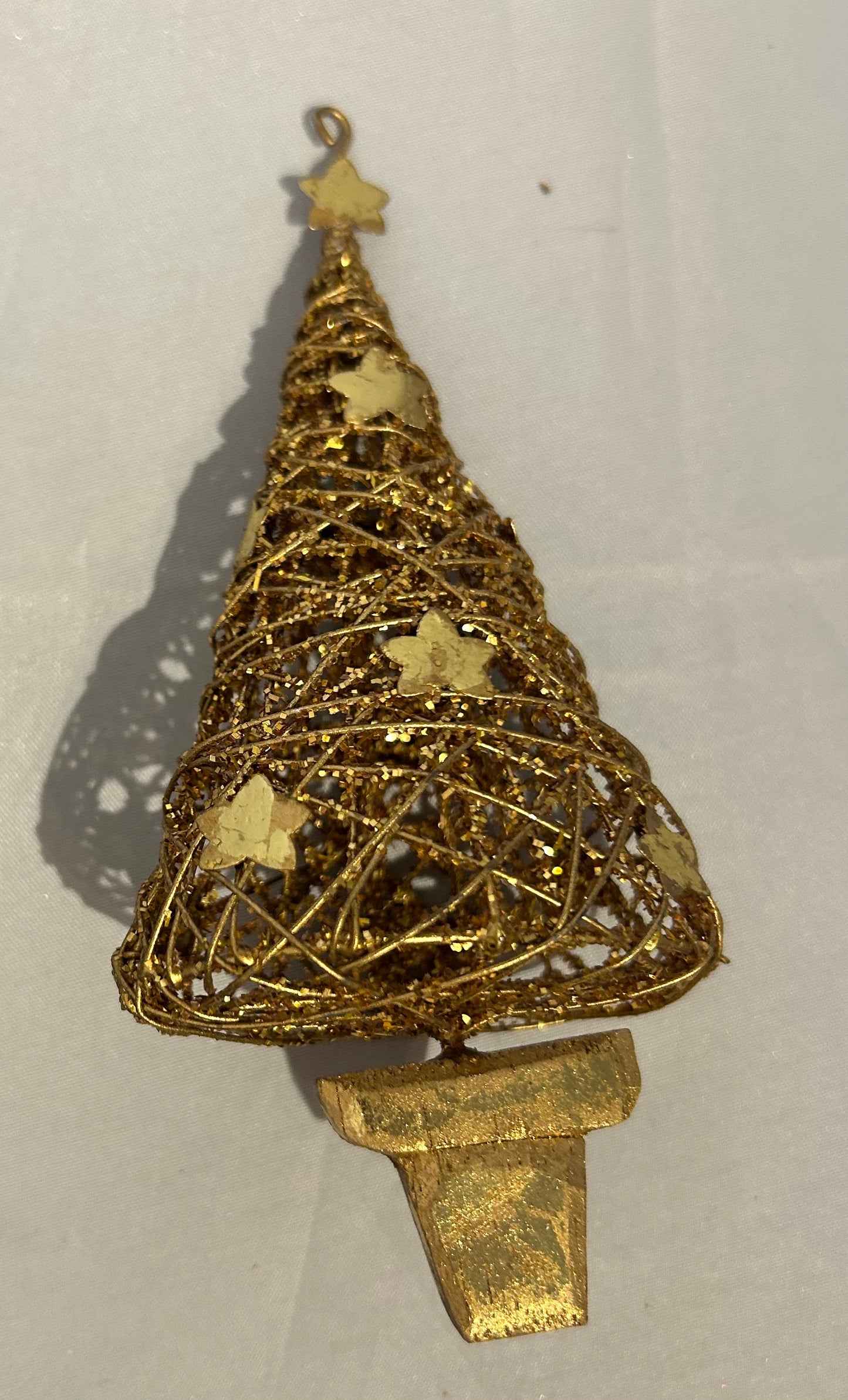 Gold Christmas Tree Ornament