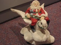 Santa Riding Dove