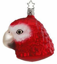 Red Tropics Parrot Ornament