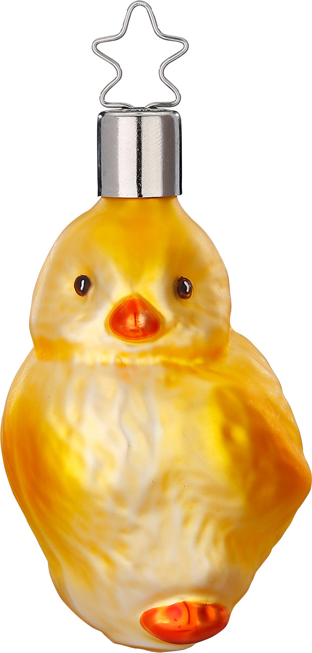 Little Chick Glass Christmas Ornament