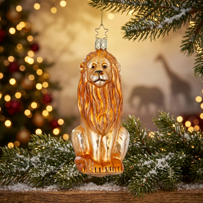 Lion Christmas Ornament