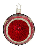 Sparkling Sky Red Reflector Ornament - 2.4"