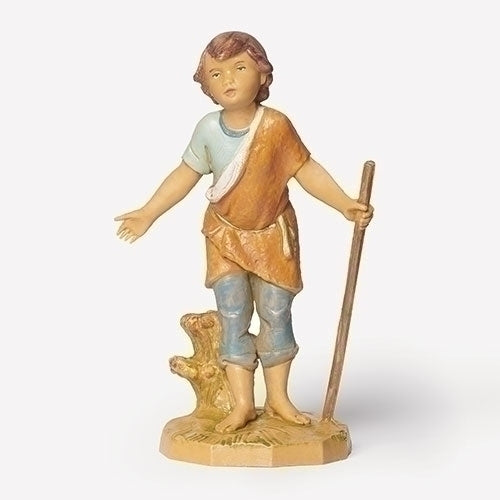 Savio Boy Shepherd Nativity Figurine | Fontanini