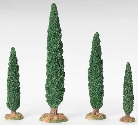 Cypress Tree, 4 pc.