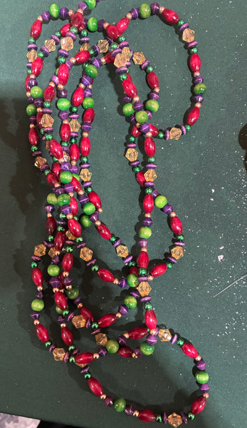Small Wood Bead Garland