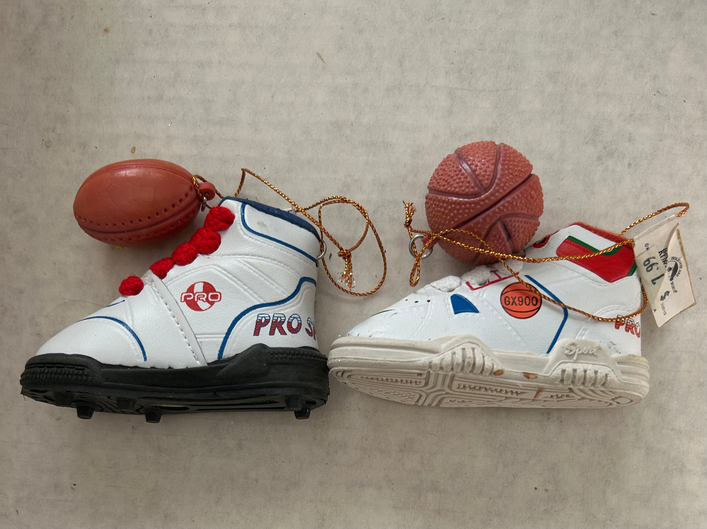 Sport Shoe and Ball Ornament