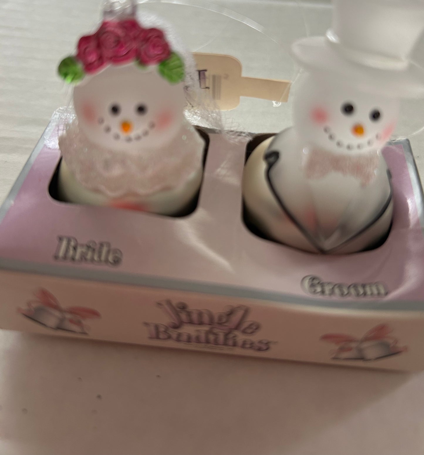 Bride and Groom Jungle Buddies Ornament