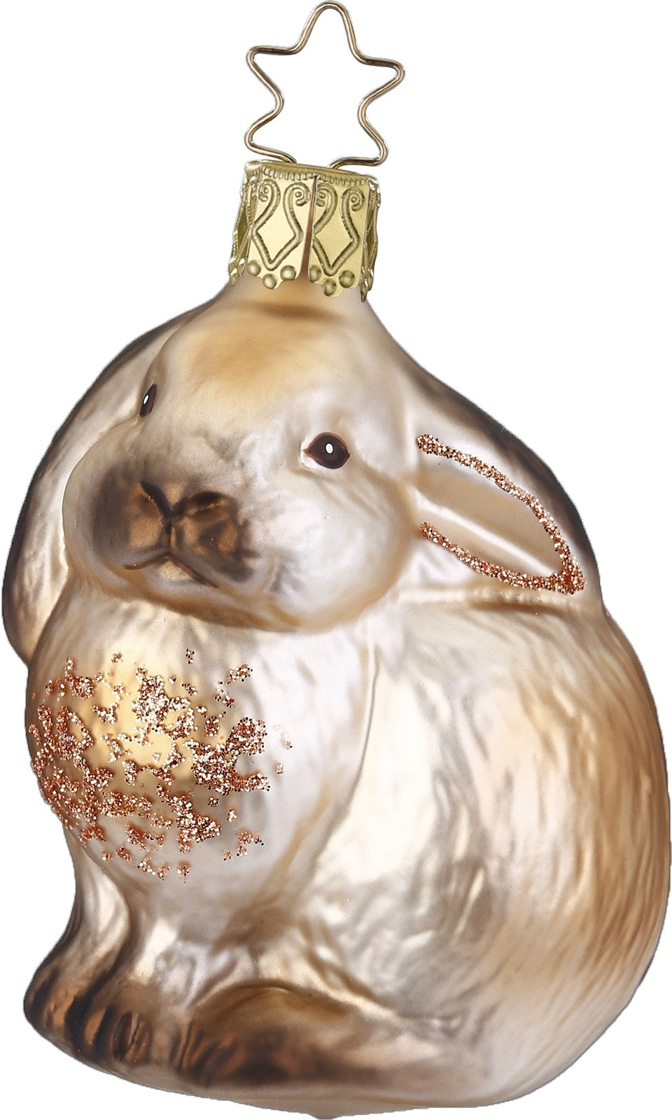 Rabbit Glass Christmas Ornament – 3.4"