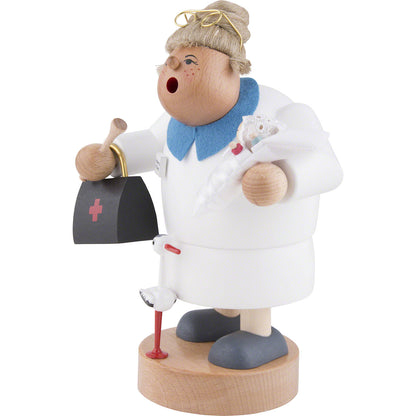 KWO Midwife Wooden Incense Smoker – 20 cm